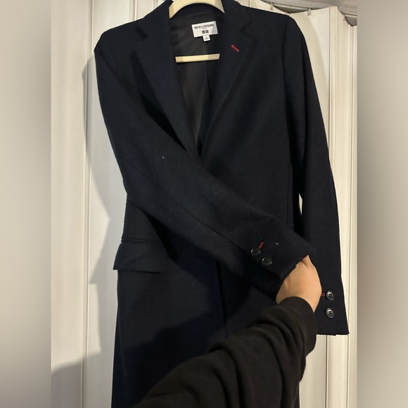 Uniqlo Navy Pea Coat - Picture 11 of 17